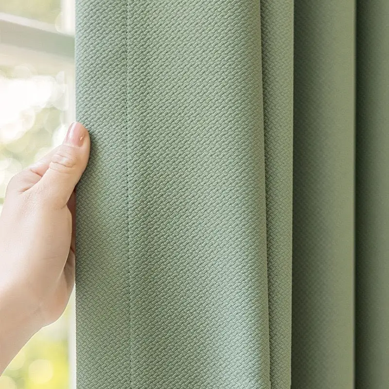 

310cm Height Custom Made Solid Color Blackout Curtains 85% Blackout Bedroom Living Room Thick Shading Insulation Curtains