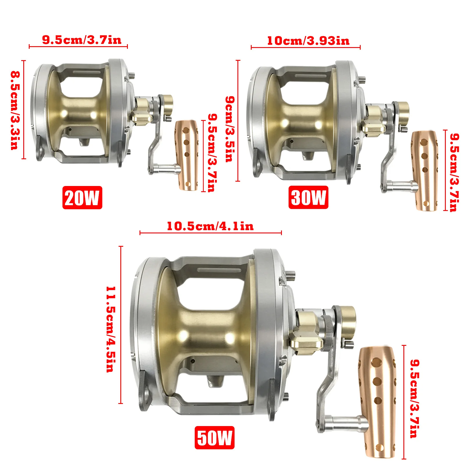 Samolla – Carrete de Jigging Lento CNC en Aluminio para Agua Salada - imagen 5