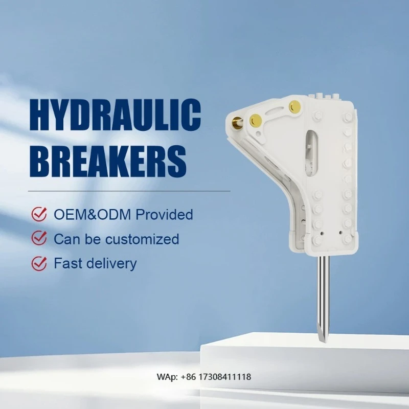 Hydraulic Hammer Breaker Hydraulic SB30 SB40 HL53 HL68 Jack Hammer for 2.5 3 3.5 4 4.5 4 5 6 7 Tons Excavator