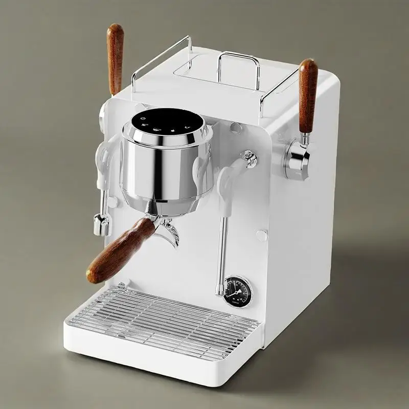 Macinacaffè portatile in alluminio e acciaio inossidabile intelligente programmabile a doppio gocciolamento