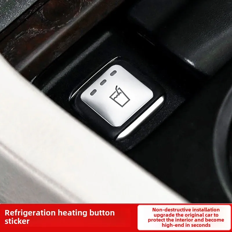 Suitable for Mercedes-Benz GLE400 modified GLS500 ML400 GL350 refrigeration and heating function button sticker