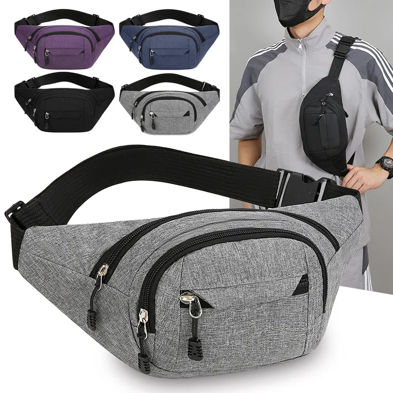 

fanny pack, cross-border supply, wholesale from foreign trade manufacturers, spot messenger bag, advertising gift breast bag, lightweight shoulder bag.