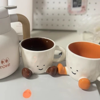 Oryginalne peryferyjne Jellycat Kreatywne ceramiczne kubki o wysokim poziomie wyglądu Kubki do kawy Kubki do napojów Kubki do mleka Prezenty dla dziewczyn