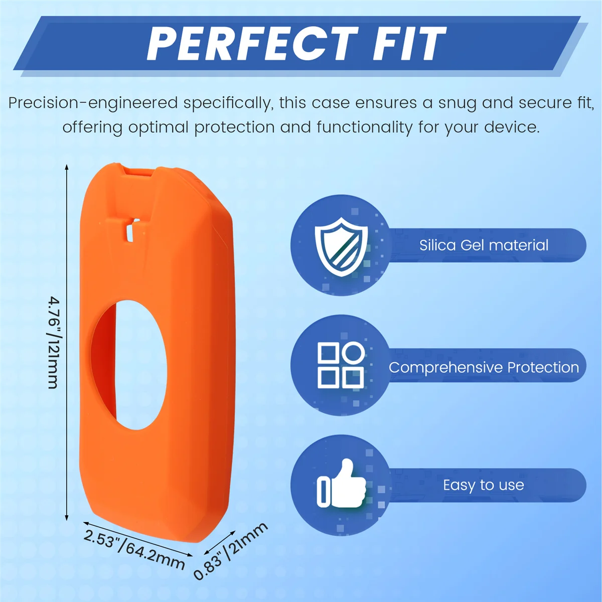 

【Прямая цена】Силиконовый чехол для Garmin Edge 1050, силиконовый чехол для Garmin Edge 1050, оранжевый