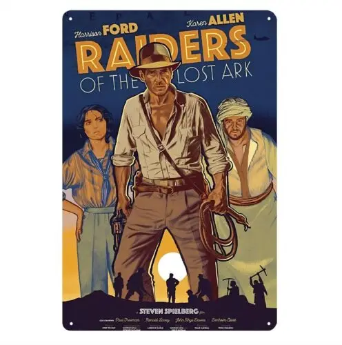 Of The Lost Ark Movie Metal Poster Tin Sign 20x30cm Plate-aluminum