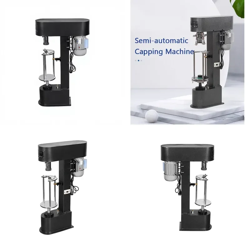 Semi-automatic Bottle Cap Sealing Machine for Glass Bottles Manual Capping Tool for Home Brewing Wine Beer Beverage Packaging