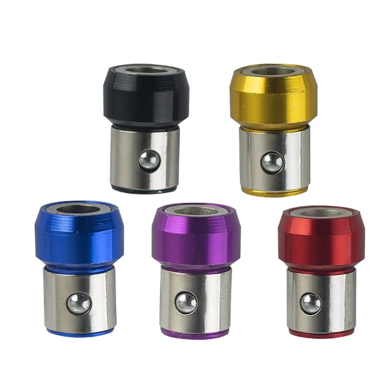 

Universal Magnetic Ring 1/4"Metal Screwdriver Bit Magnetic Ring For 6.35mm Shank Anti-Corrosion Drill Bit Magnet Powerful Ring