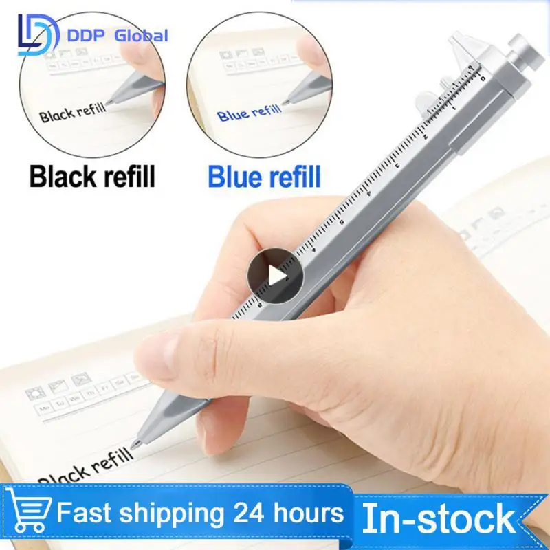 Multifunction Caliper pen Ball-Point 0.5mm ballpoint pen Gel Ink Pen Vernier Caliper Roller Ball Pen Creativity Stationery