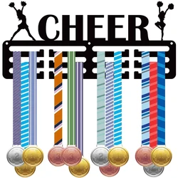 1PC Medal Holder Medal Hanger Display for Wall Home Badge Race Cheerleading Medalist Black Hanging Display Rack