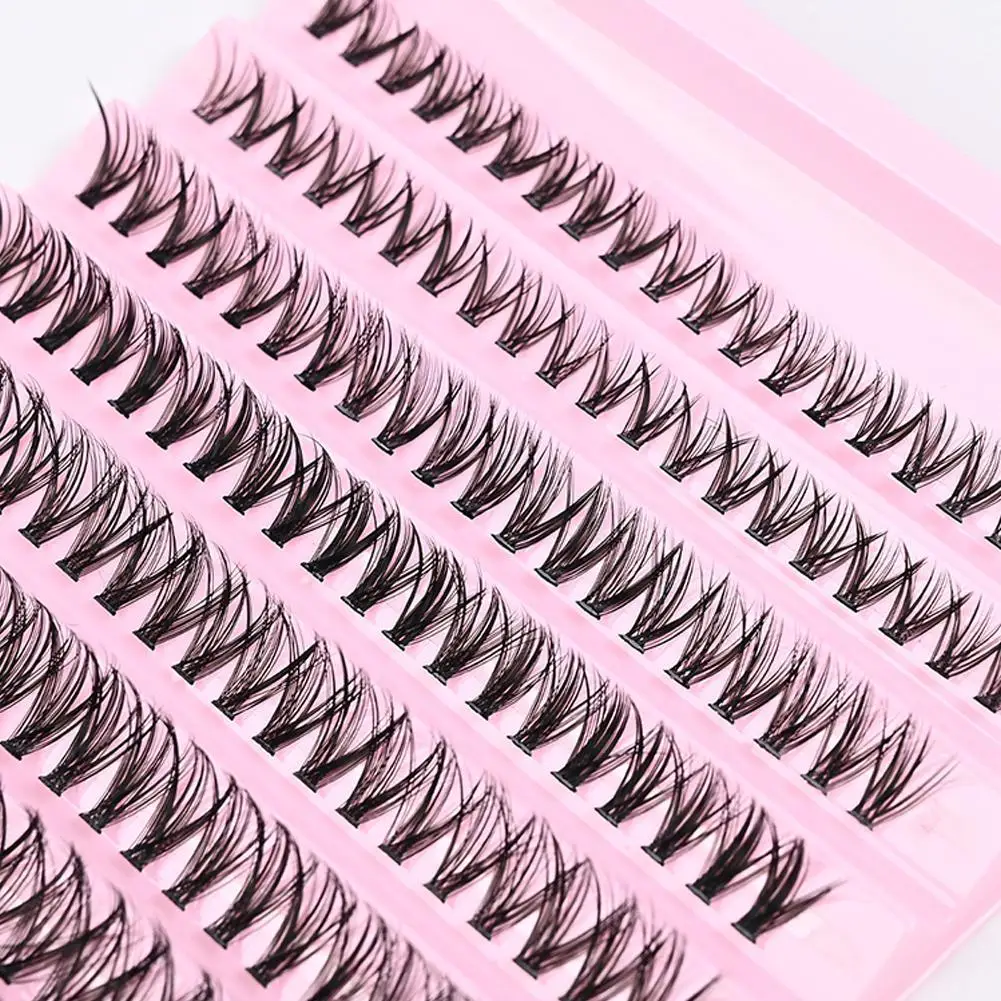 

30D/40D/50D/60D/80D Individual Lashes Book Clusters Extensions False Eyelash DIY at Home Cluster Eyelash Extensions Makeup