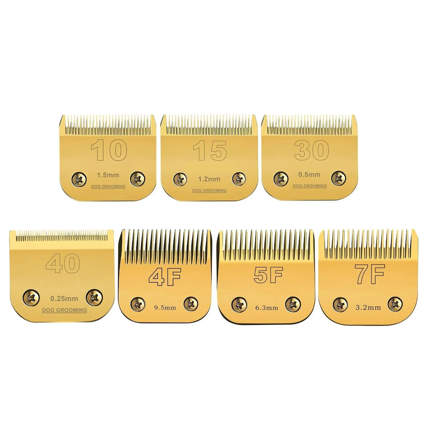 Cuchillas de peluquería para perros desmontables, compatibles con Andis,Oster A5,Wahl KM, cuchillas de corte de mariposa para el cuidado del pelo de perros y mascotas