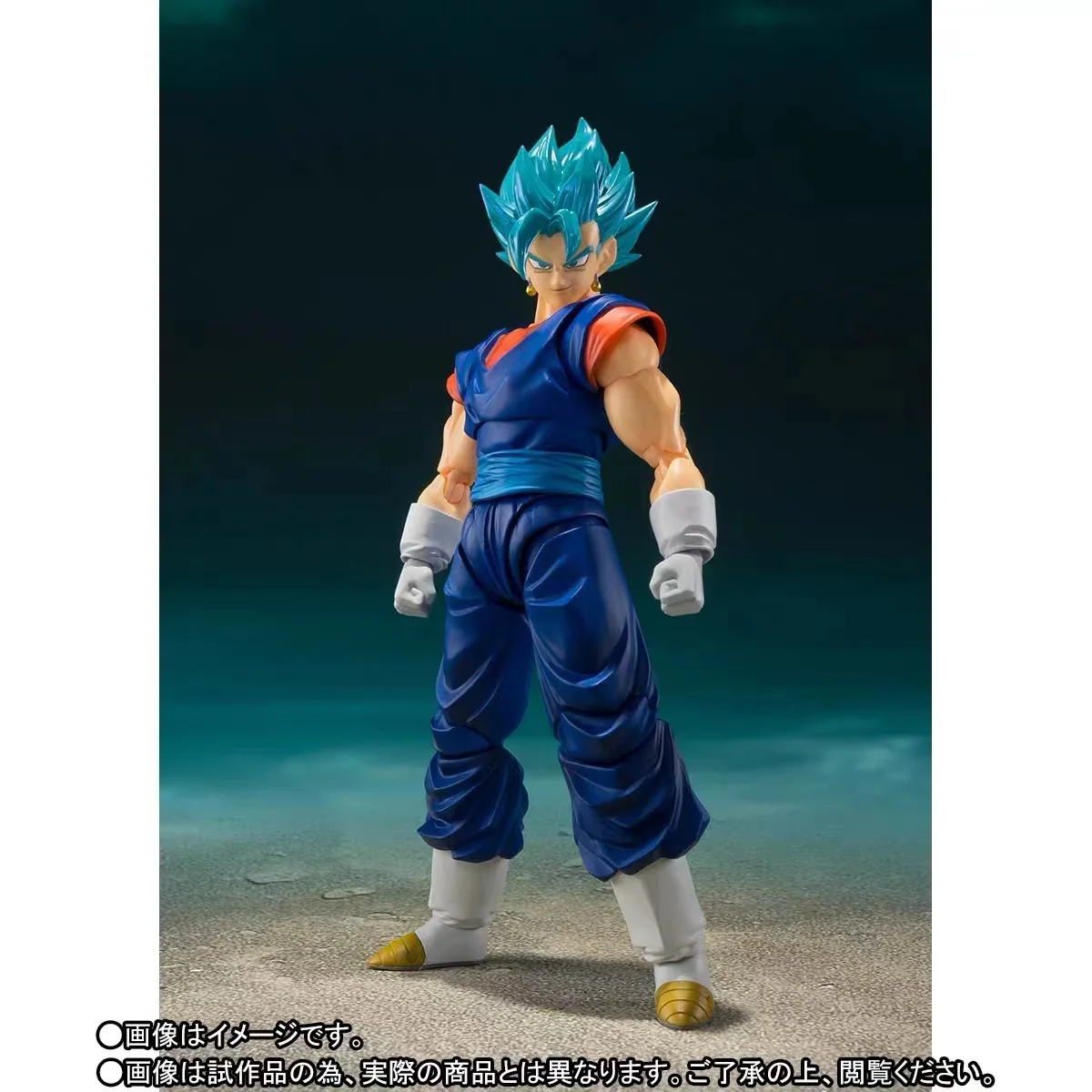 BANDAI ORIGINAL Dragon Ball SHF Super Saiyan God Vegetto Anime Figures Action Model Toys