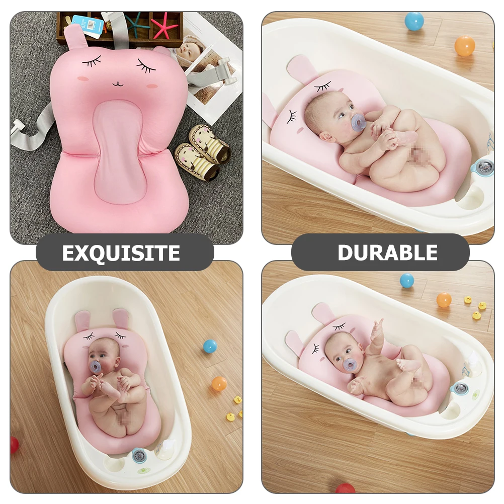 

Lovely Cartoon Baby Bath Mat Bath Cushion Toddler Infant Supportive Sling Bathtub Pad Shower Cushion Gift Bathtub Seat Mat