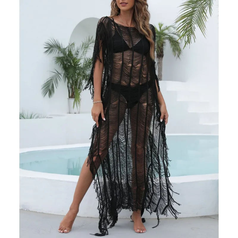 

Sexy Beach Dress Women Swimsuit News Trends 2024 Summer Crochet Dresses Ladies Bikini Cover Up Women's Swimsuits Vacation Woman