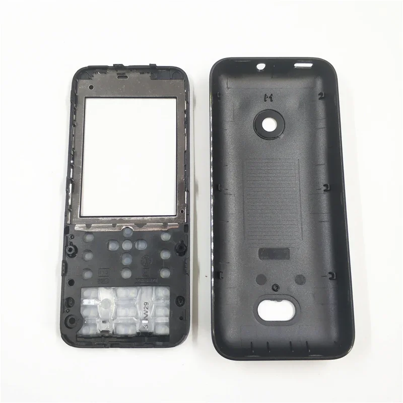 For Nokia 208 Full Complete Mobile Phone Housing Cover Case English Keypad And Hebrew Keypad Replacement Parts