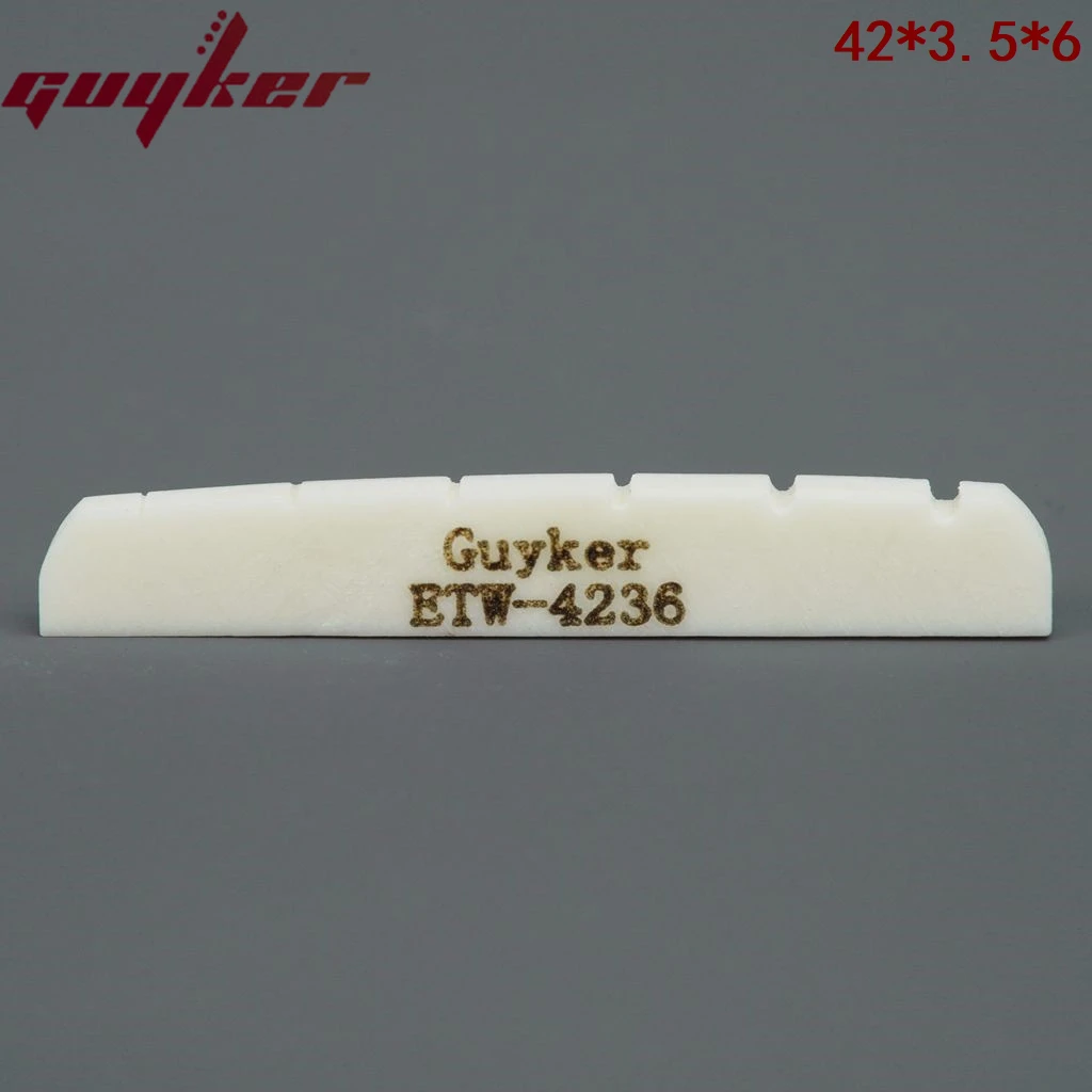 Guyker 42mm/43mm Bone Nut For LP/ST Electric Guitar 42/43MM