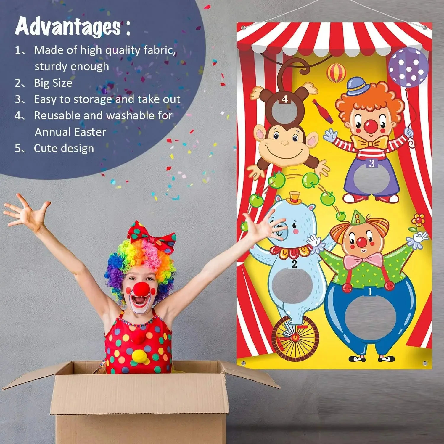 ป้ายเกมโยนถุงถั่วรูปลิงหมีตัวต - Kids Outdoor Bean Bag บทวิจารณ์และราคา