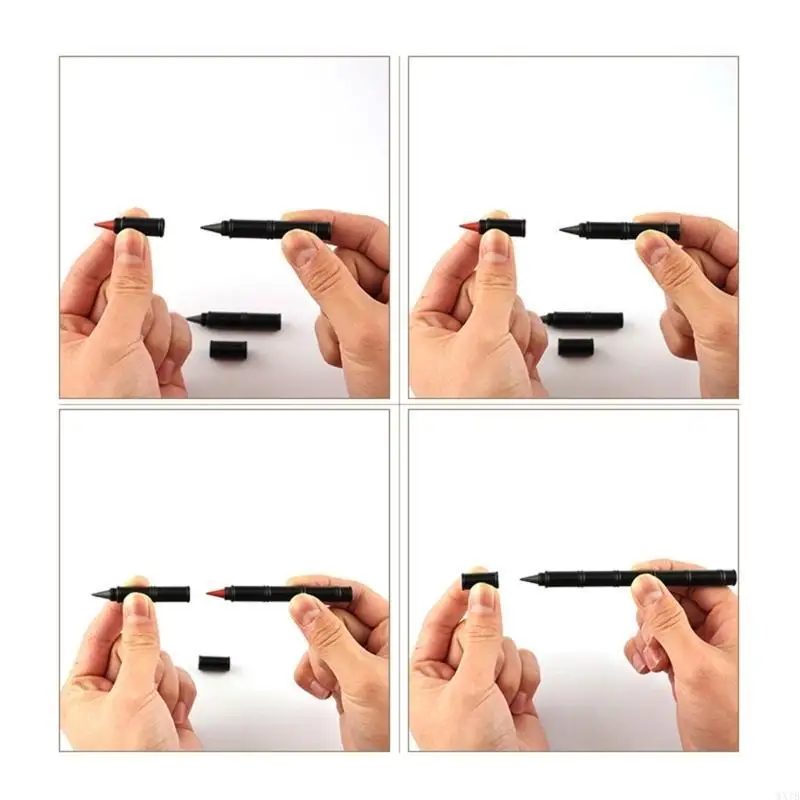 Erasable Everlasting Pencil Refillable Inkless Pencils with Replacement Pen Nibs, Pencil for Kid Writing Drawing