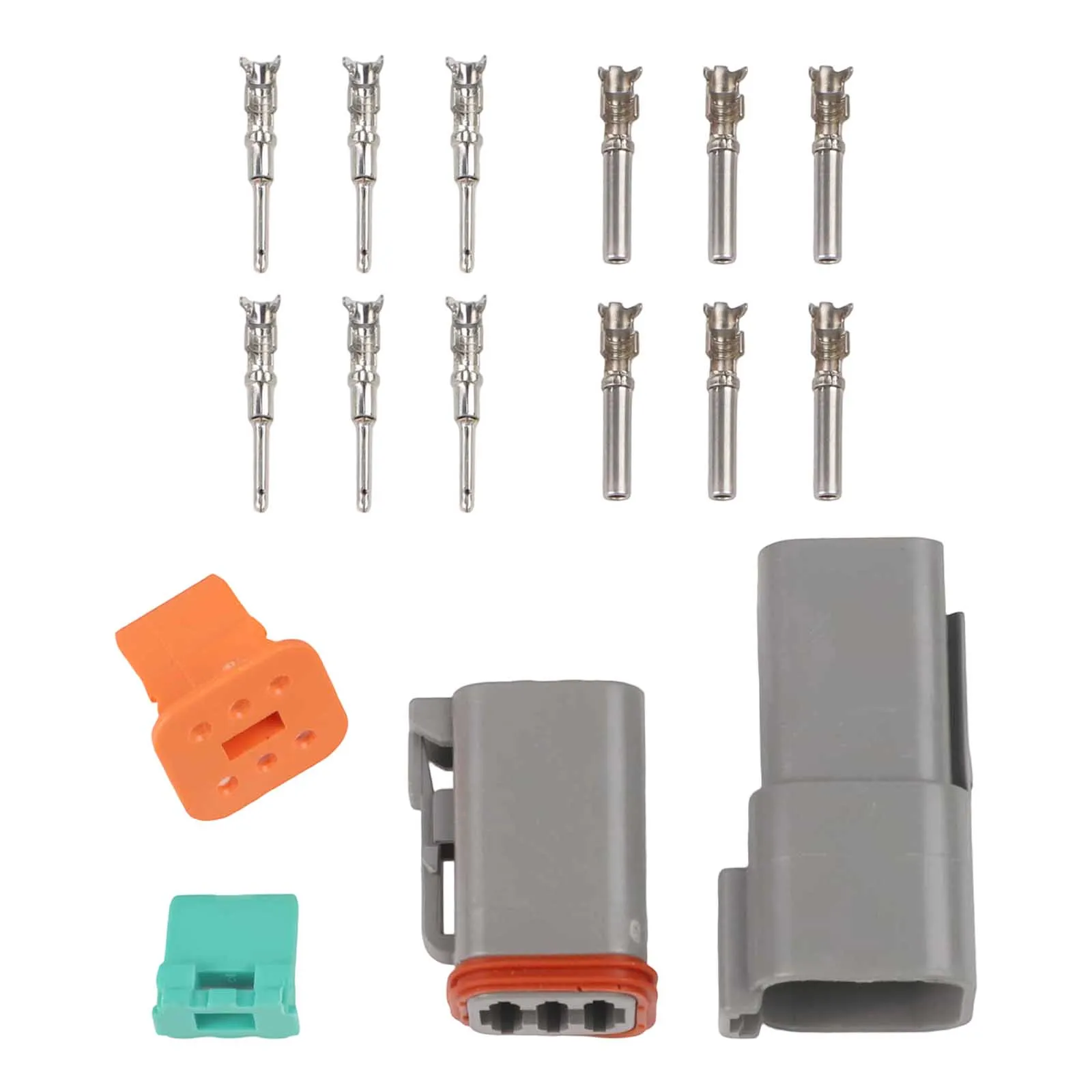 Automotive 6 Pin For DEUTSCH Connector Kit Waterproof Flame Retardant Design for Enhanced Electrical Performance
