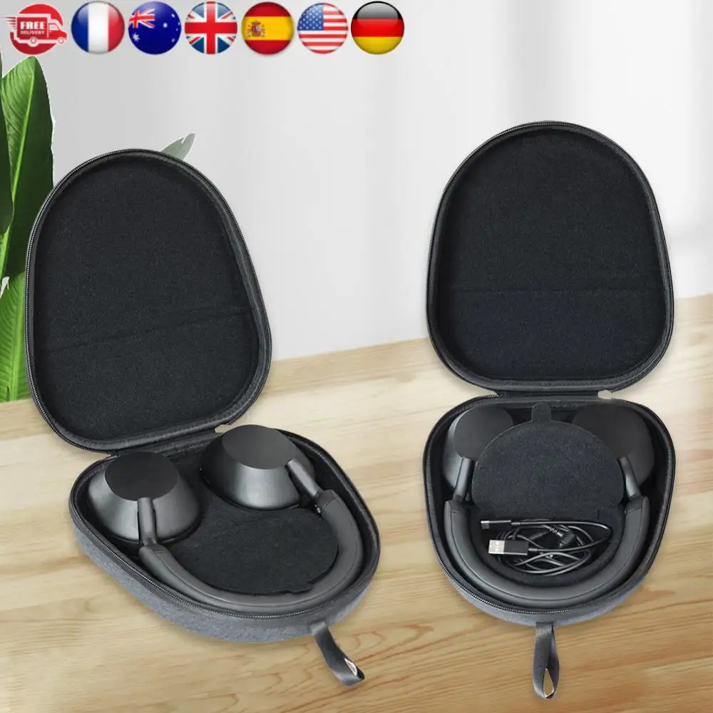 Travel Protective Case EVA Hard Carrying Case Shockproof Anti-Scratch Hard Storage Case Anti-Drop for Sony WH-1000XM5 Headphone