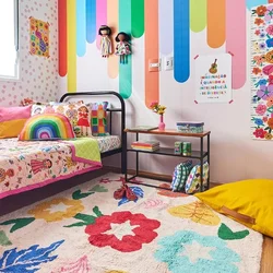Nordic Children's Room Carpet Reading Area Baby Crawling Mats Large Area Home Living Room Bedroom Cute Bedside Plush Rug Ковер