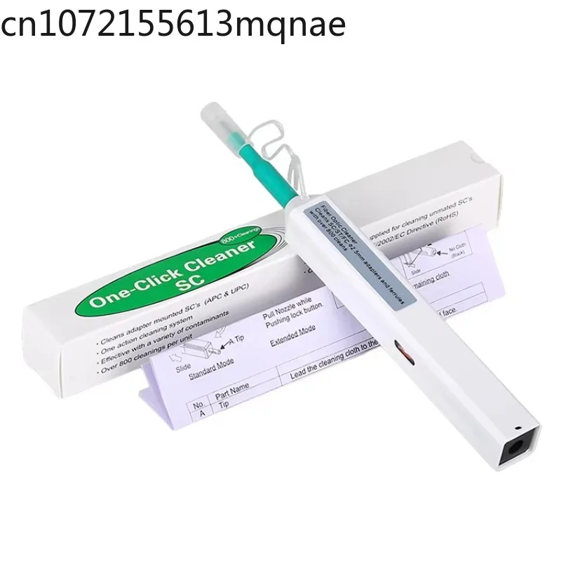 One‑Click Fiber Optic Connector Cleaner Pen 1.25mm LC‑MU Hand Tool for FTTH FTTX Optical‑End‑Face Cleaning Operations