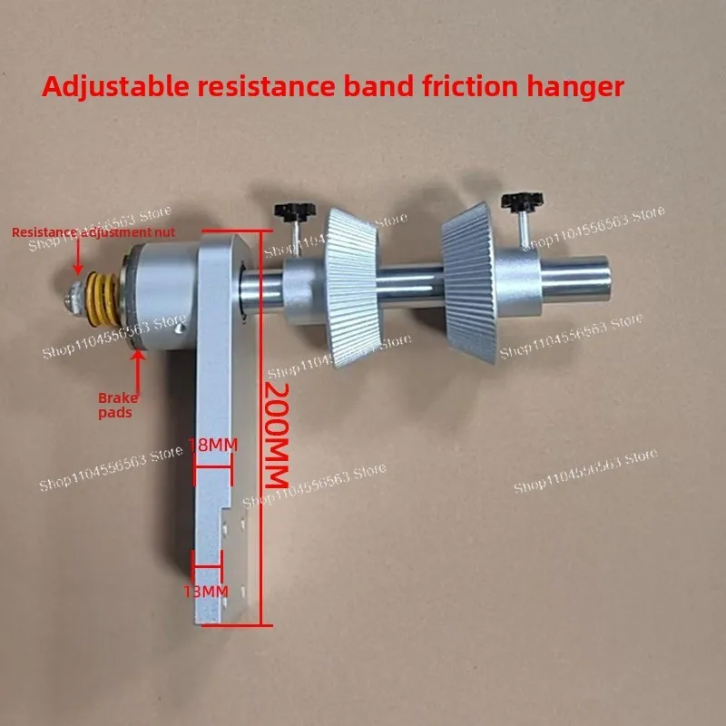 Adjustable Resistance Hanging Material Rack with Friction Fixing Frame, Film Chuck Retractable Material Rack