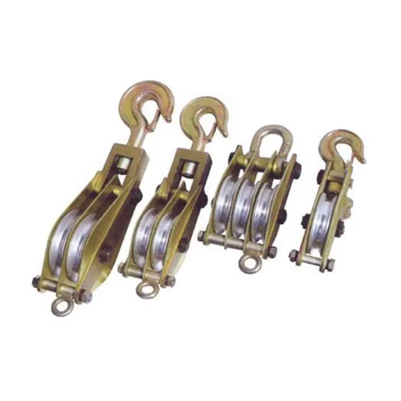 

Custom galvanized small cable drum pulley with suspension