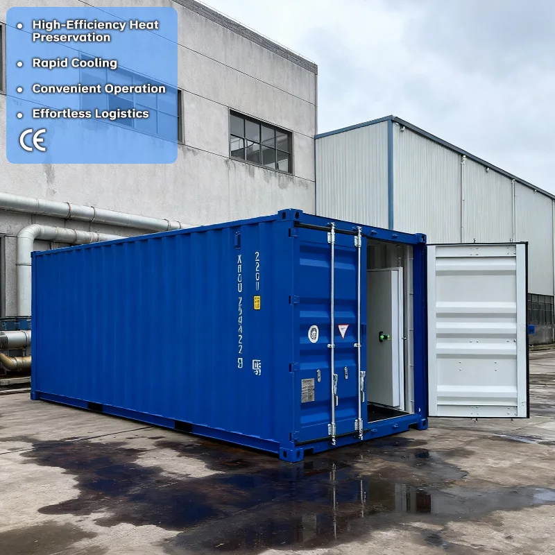 Solar Powered 20ft Container Cold Room Portable Cold Storage Copeland/Frascold/Emerson Soundproof for Fish Fruits Vegetables