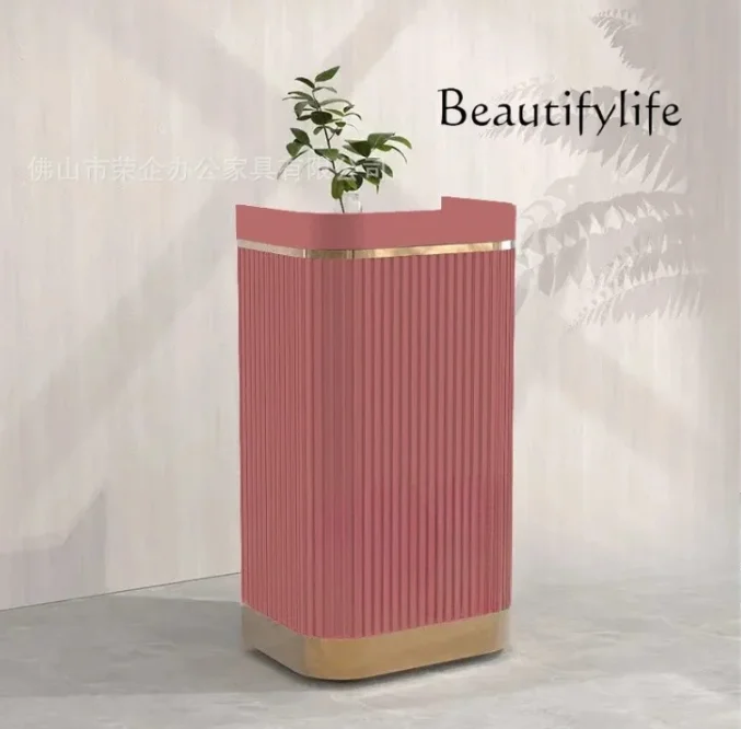 Premium Reception Desk Paint Bar Counter Real Estate Sales Department Service Counter  Tea House Gate Front Desk