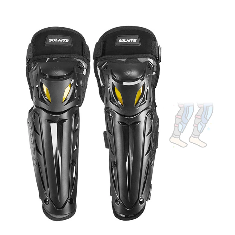 Motorcycle knee pads Riding windproof and anti-fall leggings Protective gear for off-road Elbow pads Knight equipment Men women