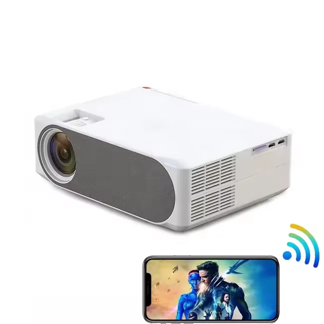 

Portable Full HD 1080P Upright Projector With WIFI For Home & Education 4K Outdoor Movie Beamer