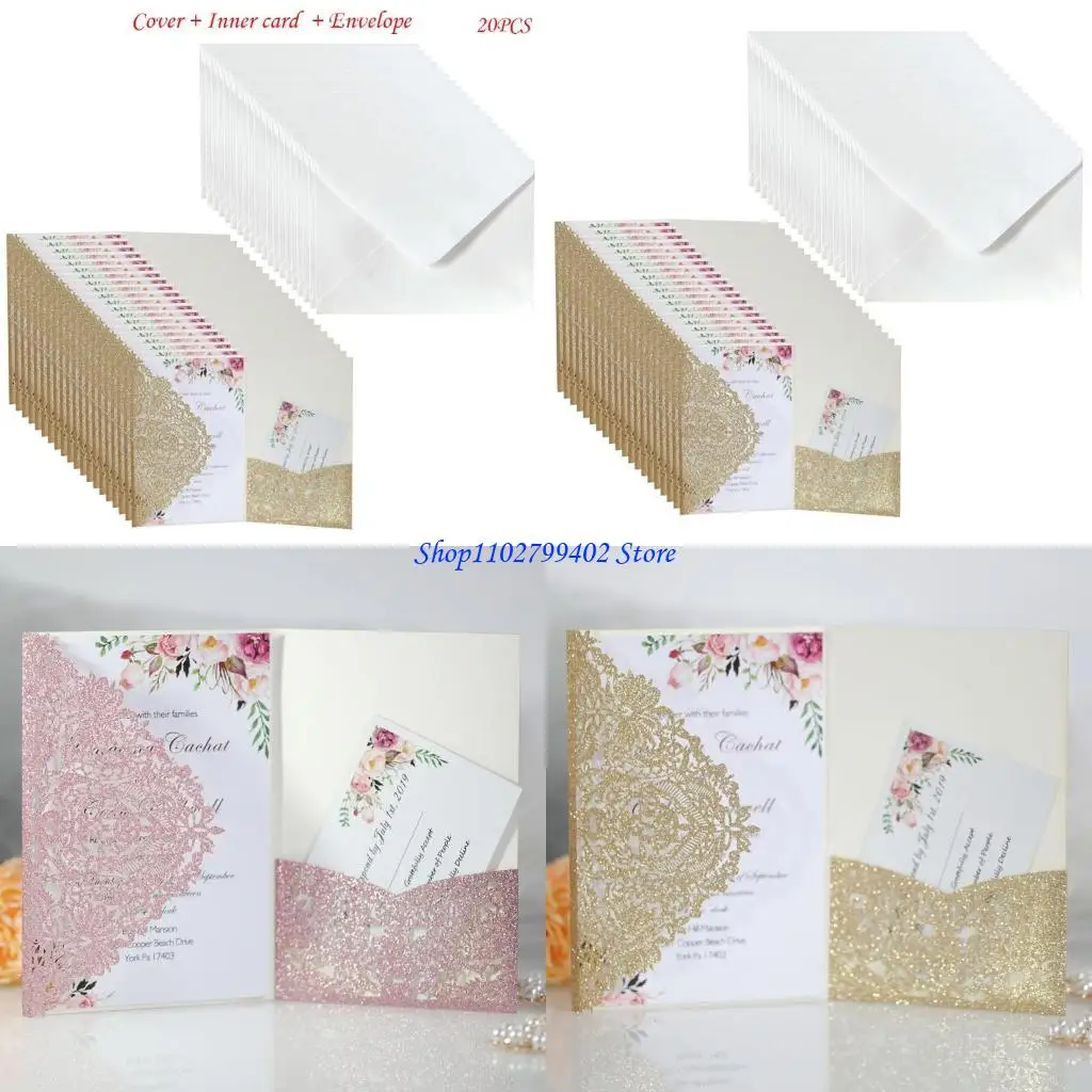 547F 20Pcs Glitter …