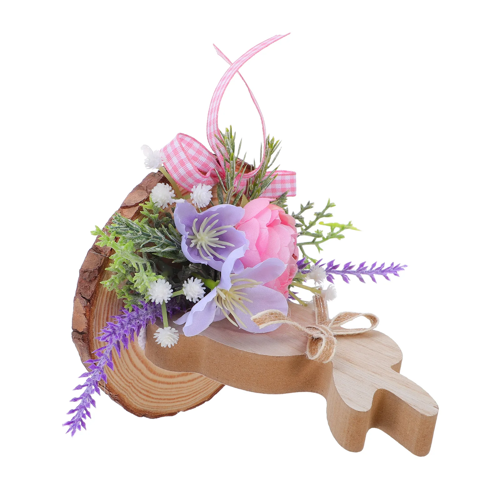 

Easter Table Centerpiece Bunny Wooden Cutout Decoration Farmhouse Spring Home Garden Party Indoor Outdoor Rabbit Tabletop Sign