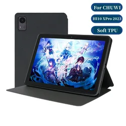 Ultra Thin Three Fold Stand Case For Chuwi Hi10 XPro 10.1inch Tablet Soft TPU Drop Resistance Cover For Hi10x pro New Tablet