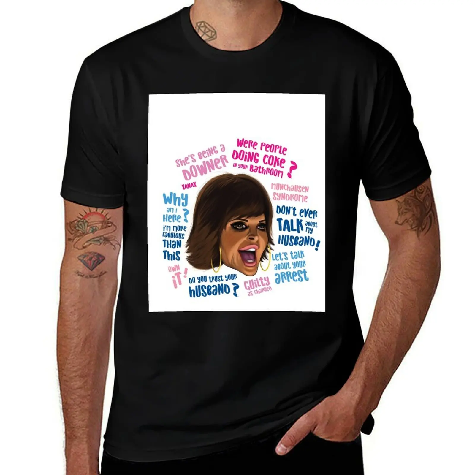

RH Lisa Rinna Quotes T-Shirt man t shirts graphic funny t shirts man