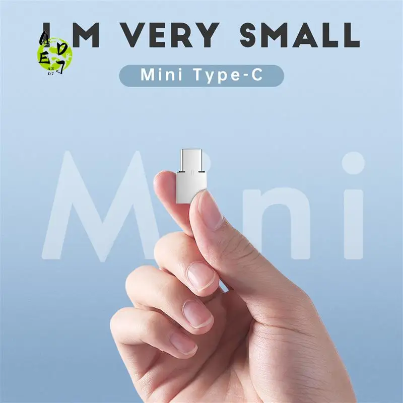 

AED7-5 шт. адаптер Ultra Mini Type-C USB-C к USB 2.0 OTG для сотового телефона, планшета, USB-кабеля и флэш-диска