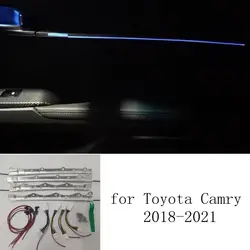 LED 4 Door Light Decorative Light Special Atmosphere Lamp Decorative Lamp Ice blue 12V For Toyota Camry 2018 2019 2020 2021