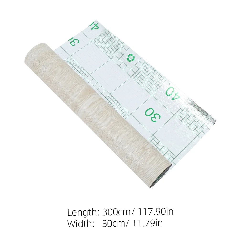 Peel and Stick Floor Tiles autoadhesivos de PVC de 300x40 cm Tamaño fácil de bricolaje para varias configuraciones que incluyen espacios comerciales