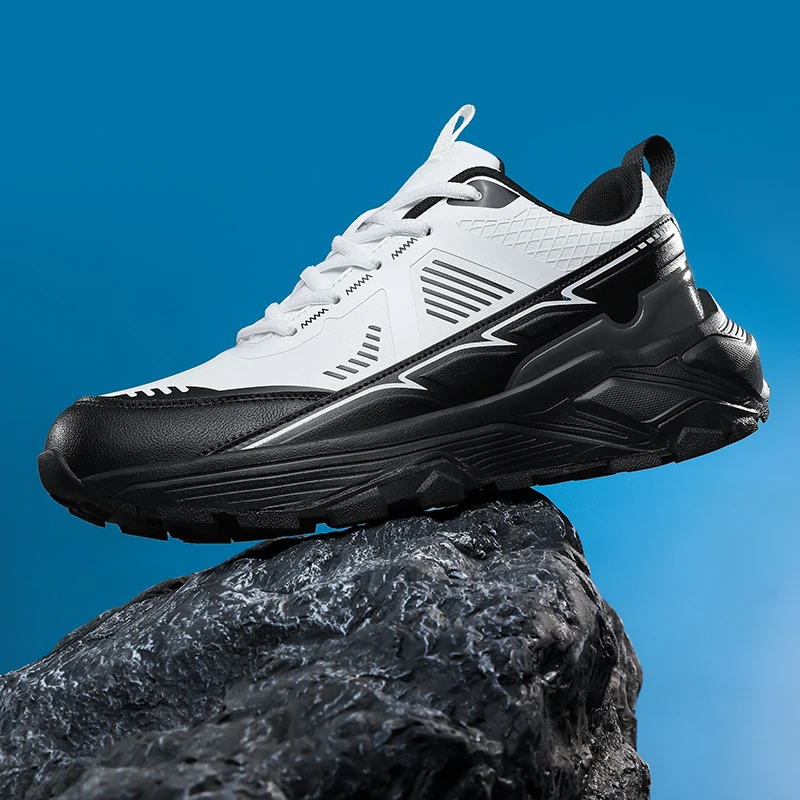 

Men's fashion breathable runing shoes four seasons outdoor casual sneakers light soft-sole speed comfortable racing sports shoes