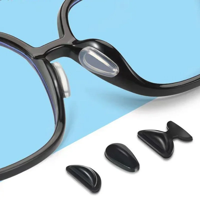 

Silicone Eyeglass Nose Pads Adhesive Silicone Anti-Slip Stick on Nosepads for Eyeglass Sunglasses 5 Pairs