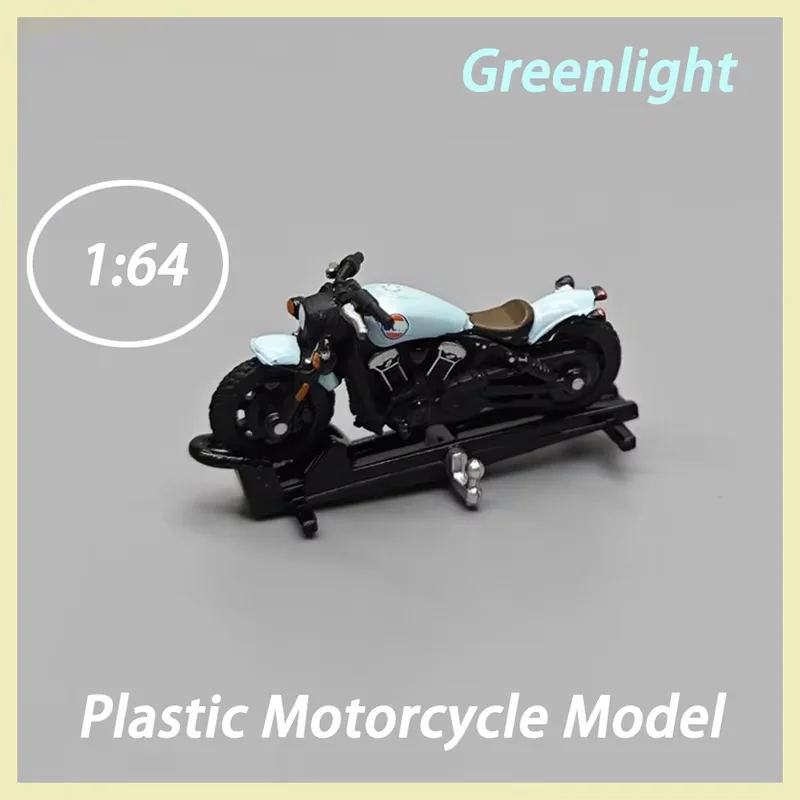 

Greenlight масштаб 1:64 синий пластиковый имитация модели мотоцикла коллекция дисплей орнамент игрушка в подарок