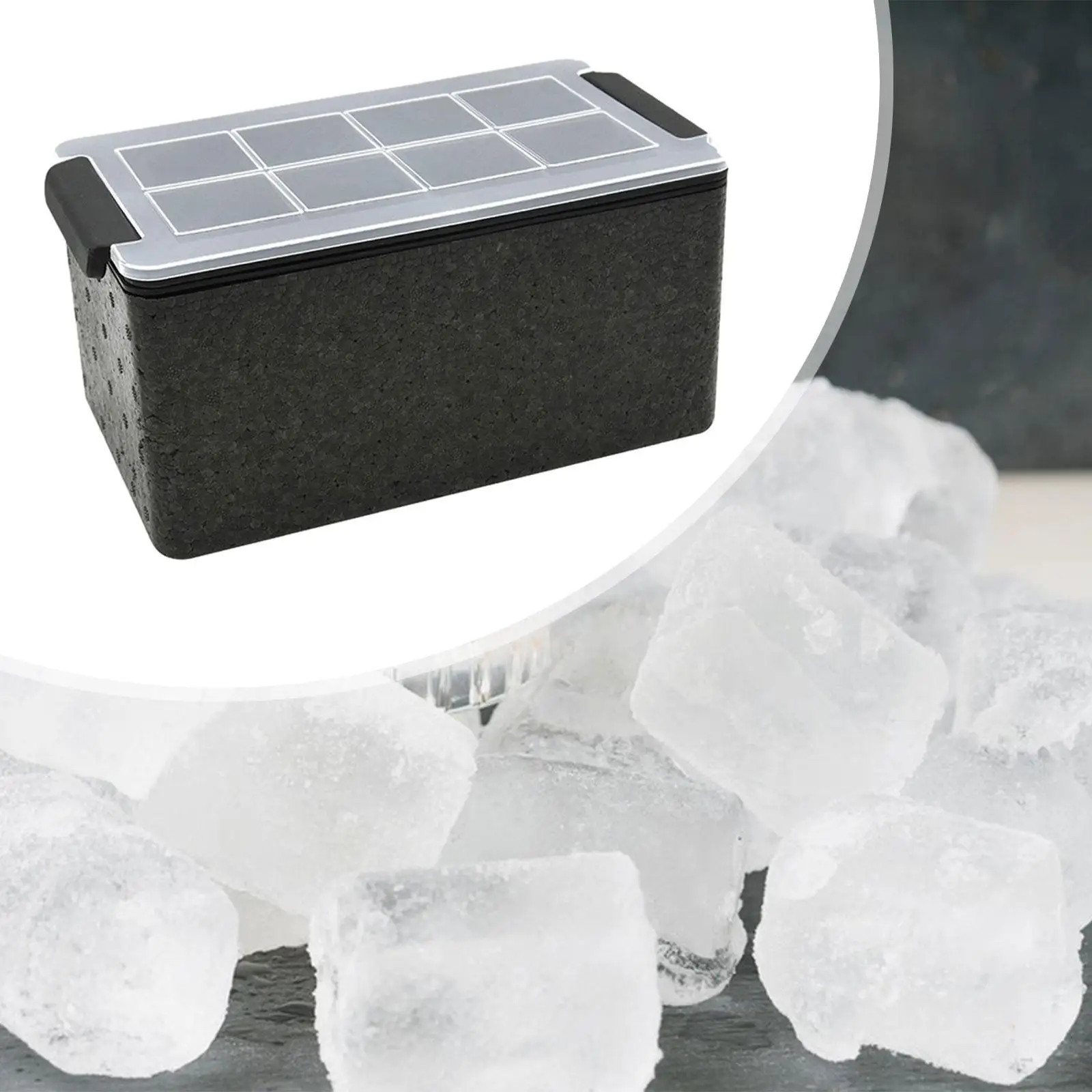 Ice Cube Maker Sturdy Creative Easy Release Quick Freezing Silicone Ice Cube Tool Transparent Ice Ball Tool Ice Cube Tray