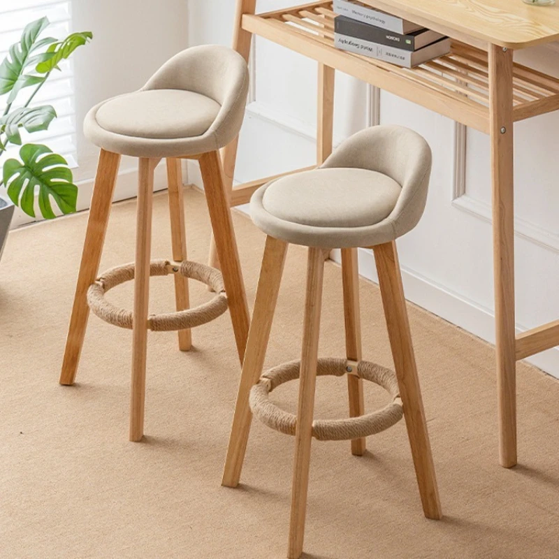 

Solid wood bar chair rotating high stool bar chair European bar chair front desk high chair fashion bar chair