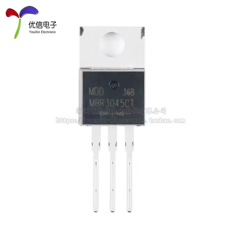 10Pcs/Lot New Original Original Genuine MBR3045CT TO-220AB 45V/30A Direct Insert Shartky Fortune Diodes