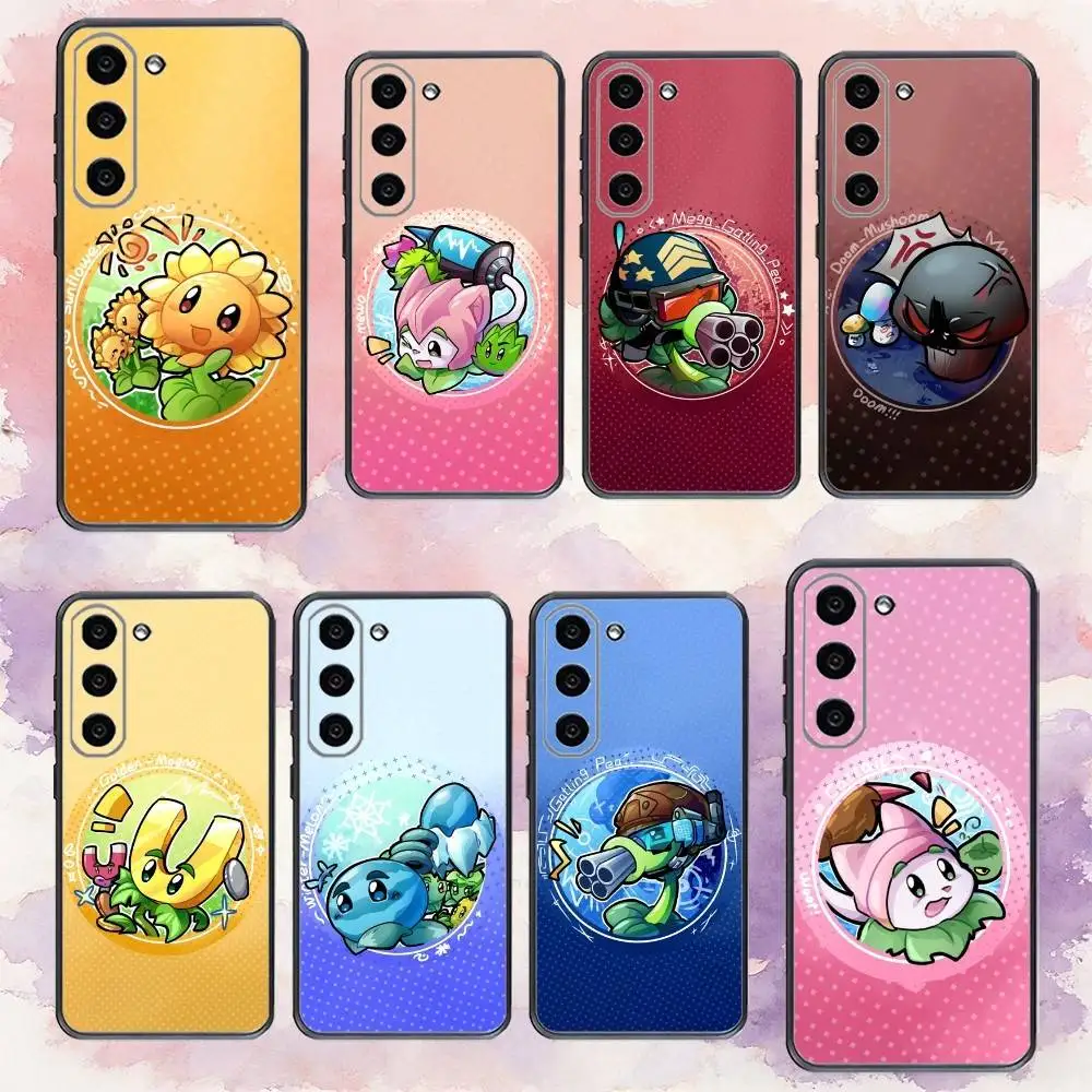 P-Plants vs. Zombies   Phone Case For Samsung Galaxy A73,A72,A71,A70,A53,A52,A51,Others Soft Black Cover