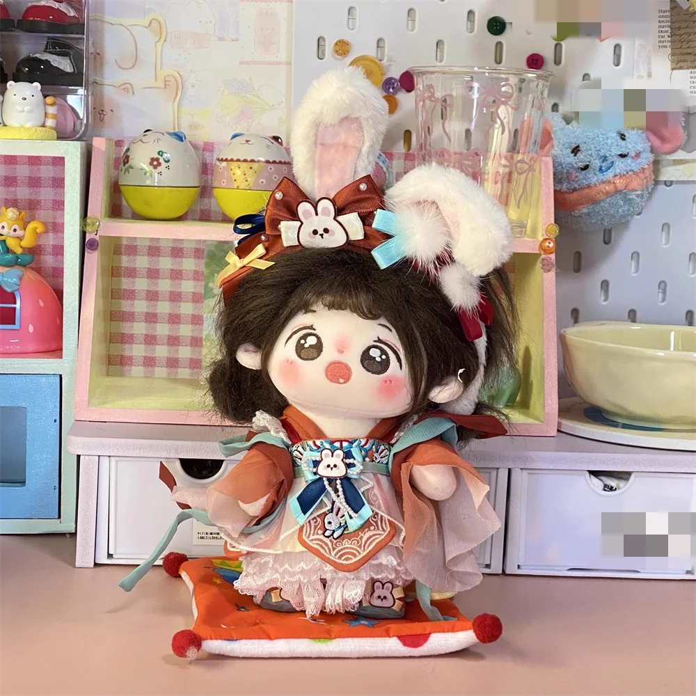 

Оригинальный кролик Hanfu для куклы 20 см, игрушечная одежда, костюм для косплея, милый милый реквизит D