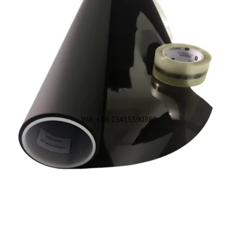 

Holographic Projection Screen for Window Shop Display Self-adhesive Rear Projection Screen FilmTransparent/Grey/Dark Color