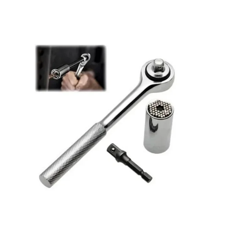 Universal Socket Kit 7 To 19mm With 3/8 Turnstile Wrench