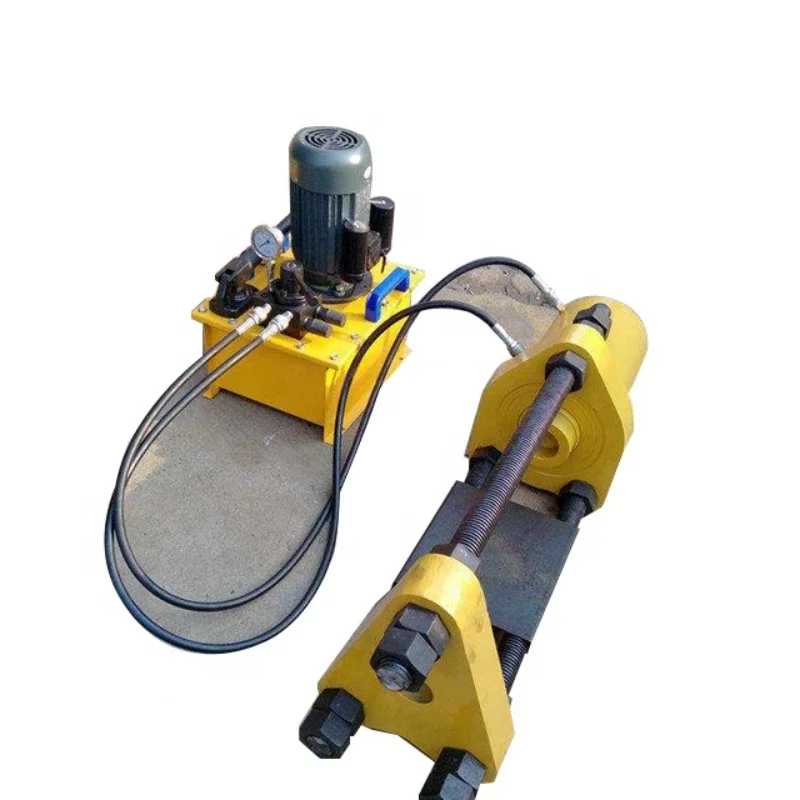 Large displacement manual electric reversing pump portable chain dismantling machine adopts two way device chain press